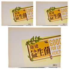 康建生物科技 益生菌 孢子型乳酸菌, 3g, 30包, 3盒