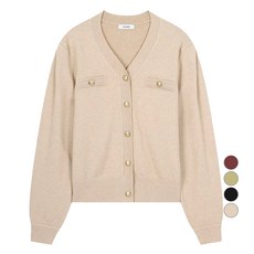 SHESMISS 女款V領鈕扣開襟衫 SSKCDO42530