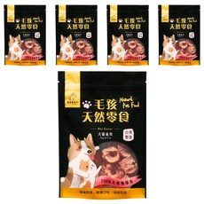 PET FORCE 寵愛惡勢力 毛孩天然零食 雞肉組合, Q嫩雞肉圈, 100g, 5包