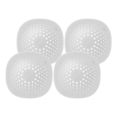 防堵塞過濾蓋 Set 4個 優質TPR 藍綠/橘色/白色/灰色, 15 x 15cm