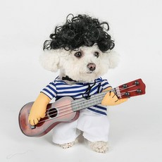DING DONG PET 寵物角色扮演服裝, 彈吉他的狗狗