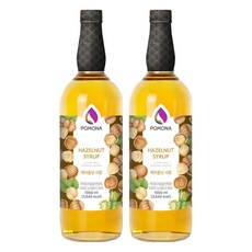 포모나 헤이즐넛 시럽, 1L, 2개