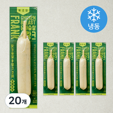 바르닭 닭가슴살 후랑크 꼬치 알싸청양 (냉동), 70g, 20개