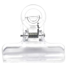 小麥購物 透明長尾夾 G771 7g, 50mm, 20個, 1組