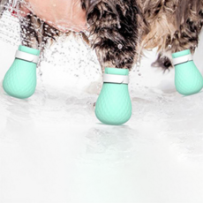 고양이 목욕 발골무 4p, 민트, 1개