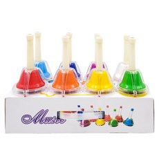 KHONEIM 8音觸控手搖鈴組 B 20W1066, 混合顏色