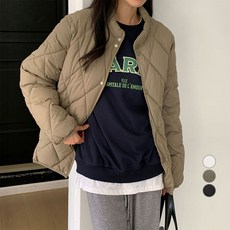 afinar 女款立領輕量絎縫外套