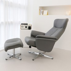 싯존 에르모소 1인용 리클라이너 소파 방문설치, 스틸 그레이