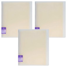 KyOKUTO A4 30孔半透明資料夾附索引袋, 白色, 3個