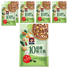 QUAKER 桂格 10超纖穀豆飯, 1kg, 6包