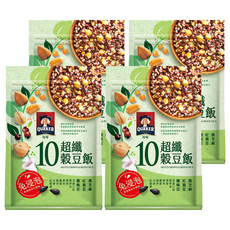 QUAKER 桂格 10超纖穀豆飯, 1kg, 4包