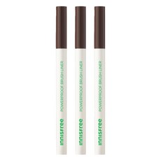 이니스프리 파워프루프 브러시 라이너 0.6g, 2호 브라운, 3개