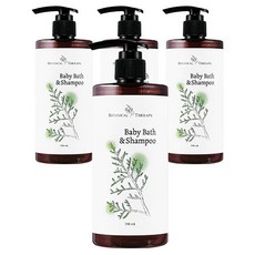 보타니컬테라피 베이비 바스앤 샴푸, 390ml, 4개