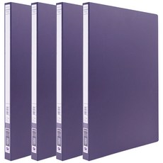 Heemang PP 槓桿式文件夾 A4, 黑色, 4個