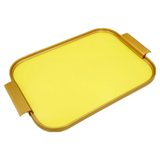 케이멧 서빙트레이 S14, 레몬옐로우 + 골드, 1개