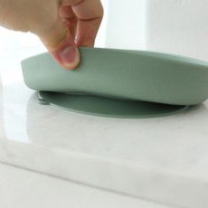 BLUEMAMA 矽膠吸附式餐盤, Mint, 1個