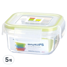 코멕스 NEW 바이오킵스 밀폐용기 정1호, 300ml, 5개