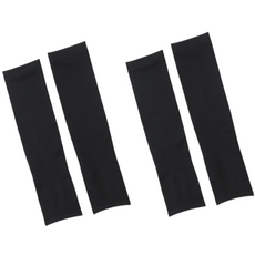 Noam 無縫運動袖套 雙臂2入組 無指環, 黑色