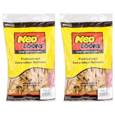 NEOTEX NEOLOONZ 13cm 圓形氣球, 珍珠金色, 2個