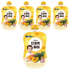 BEBECOOK 寶膳 蔬果泥, 南瓜口味, 80g, 5入