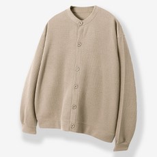 JHSTYLE 男士柔軟圓領針織開襟衫 MAMROK681