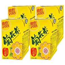 維他菊花茶飲品，經典口味，清熱滋潤，250ml, 4入