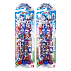 BANDAI 牙刷 超人力霸王 V 兒童牙刷 寶可夢卡通授權 柔軟刷毛呵護牙齦, 3支, 2組