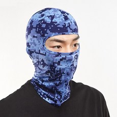 Homevanesse 印花護頸頭套 2入, 藍色