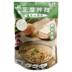 年方十八 輕食豆腐拌麵-蔥油開洋, 開封即食，非基改黃豆，植物蛋白豐富, 1包