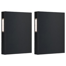 珠友文化 大強力夾 A4 右上, 黑色, 2本