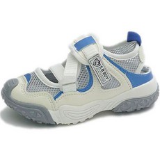 Rurushu 兒童沖孔Z字綁帶運動涼鞋