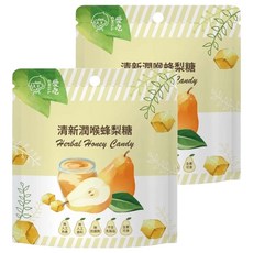 CHILL 愛吃 清新潤喉蜂梨糖 台灣製, 36g, 2包