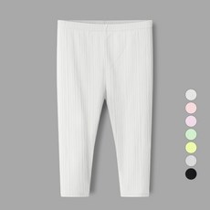 unifriend 兒童涼感抓皺修身七分內搭褲