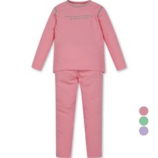 베네통키즈 아동용 컬러스티치 라운지 상하의 세트 QCETP2241