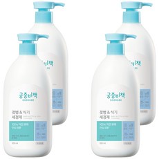 Gungjungsecret 嬰兒奶瓶和洗碗機容器, 4個, 500ml