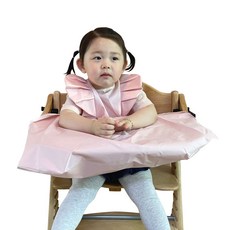 nordico 嬰兒防水無袖餐墊圍兜, 04款粉色, 1件, 1件