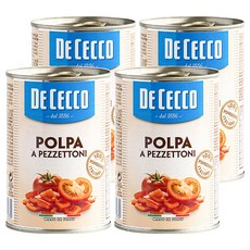 De Cecco Dice 番茄罐頭, 400g, 4個