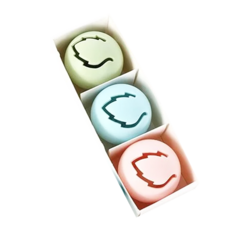 Carno 卡諾 貓咪玩具球 RJ-740 一組3個, 粉色 + 綠色 + 藍色, 1組