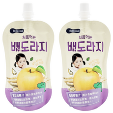 BEBECOOK 幼兒雪梨桔梗汁 韓國古法烹煮 羅州雪梨 適合12個月以上嬰幼兒, 100ml, 2包