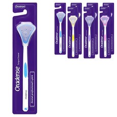 Auradens 舌頭清潔器 4 種+便攜式保護帽套組, 2組