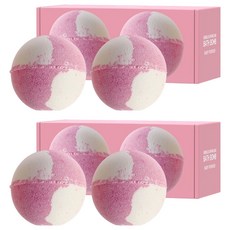 쿤달 버블 앤 스파클링 배쓰밤 베이비파우더, 200g, 4개