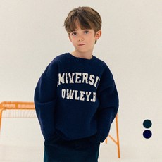 OWLEYBARN 兒童緹花寬鬆針織毛衣