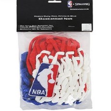 SPALDING 籃網 8219SCN, 白+紅+藍