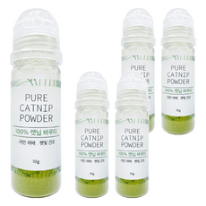 MAD FARMERS 梅德農夫 貓薄荷粉 幫助貓咪放鬆心情 自然風乾工法 保留香氣 特約農場合作 無農藥栽種, 貓薄荷, 10g, 5瓶