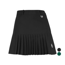 luxgolf 女款後鬆緊帶多層次褶飾褲裙 YD4A113W