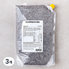 hcook 고소한 흑임자드레싱, 2kg, 3개