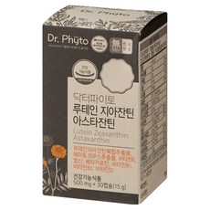 Dr. Phyto Dr.phyto葉黃素玉米黃素蝦紅素, 30份, 1個