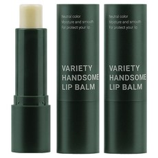 Bisent Variety帥氣護唇膏, 中性紅, 2個, 4.4克