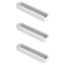 LivingHomeDetail 家用黏貼式拖鞋掛架, 3個, 白色