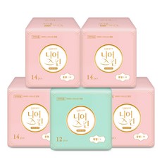 Liberty ORGANATURE Near Skin韓國產蝶翼瞬吸透氣衛生棉 M 14片 4包+L 12片, 1組, 68片